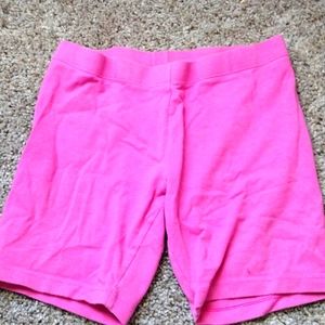 Pink shorts
